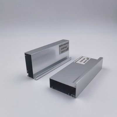 Bright Silver Powder Coating Aluminium Kitchen Profiles For ACP