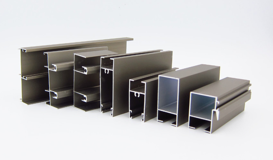 6000 Series T5 Aluminum Alloy Extrusions Square Shape For Windows