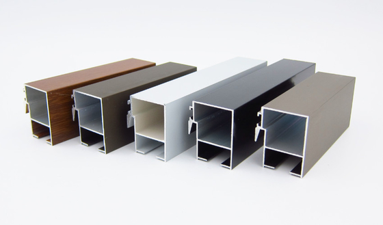 Lockstyle Rectangular Aluminium Extrusion Anodising For Sliding Window 2507