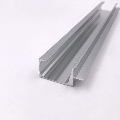 G Shape Aluminium Trim Profiles silver polishing Decorative Edging