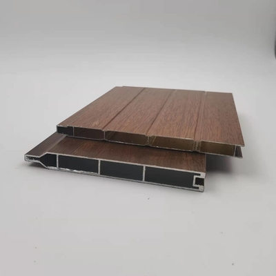 Wood Grain Aluminium Tube Profiles 6063 Series