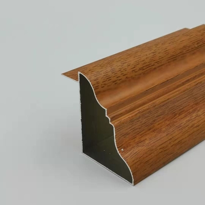 Wood Finish Kitchen Cabinet Aluminium Extrusion Anodising For Israel