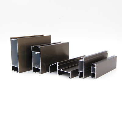 Bolivia Anodized 6063 T5 Aluminium Window Profiles Wind Resistance
