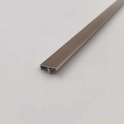 16.3mm T Shape aluminium square edge trim Polishing Moulding Profiles