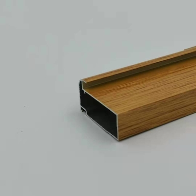 5.8M Aluminium Kitchen Cabinet Profile Wood Coated 1.4mm Thickness