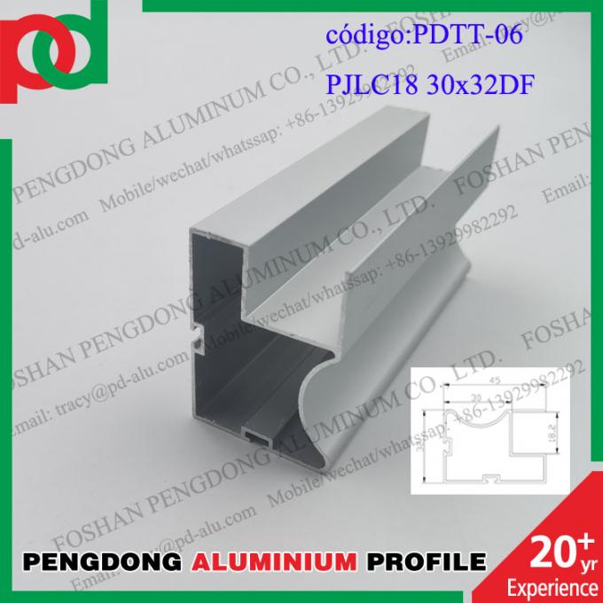 OEM Anodized Aluminum Profile for Wardrobe Sliding Doors