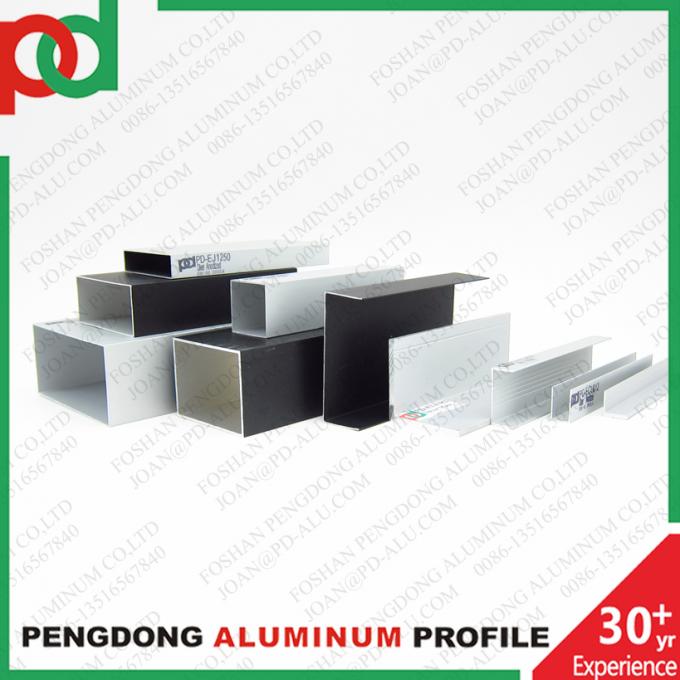 Black Anodized Profiles Aluminio For Windows And Doors Serie 35