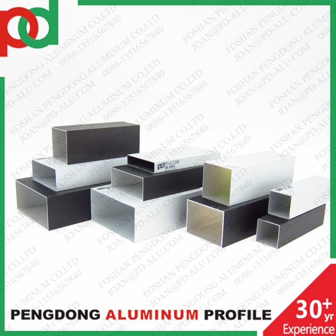 6063 T5 6M Length Matt Black Anodized Aluminium Profiles Sliding Door ...