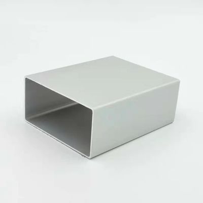 Good price 0.9mm Alu Extrusions Profile 40X80 Tube Silver Matt Anodized Aluminum Profile online
