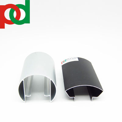 Wooden Grain Colour Aluminium U Channel For Handrail Pergola Balcony Fency Tubes Exported To South America