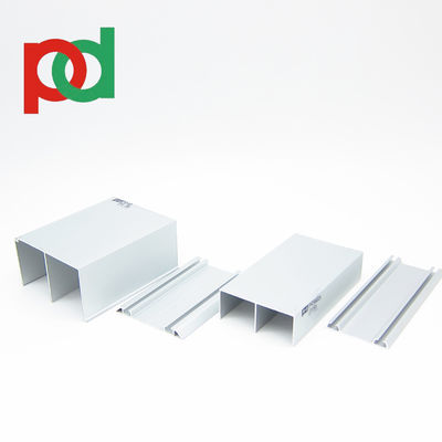 5.8M Length Wooden Grain Colour Aluminium Profiles For Sliding Closet Wardrobe Furniture Manufactured By Professional