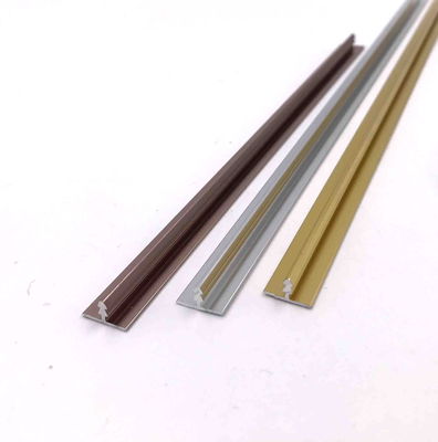 Good price 11.7mm T Shape Anodized Aluminum Profiles chrome gold rose gold online
