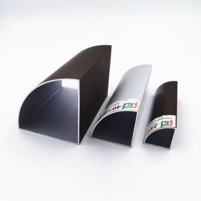 Good price Rounded Corner Aluminum Square Tubing Powder Coated Aluminium Profile 25x25 online
